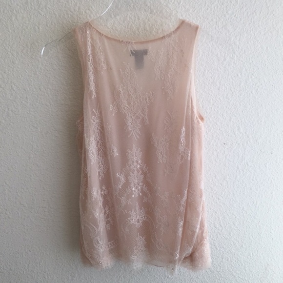 J. Crew Collection Eyelash Lace Overlay Top Blouse - Picture 5 of 14